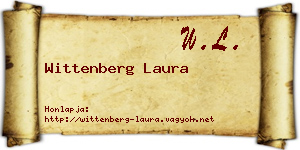 Wittenberg Laura névjegykártya